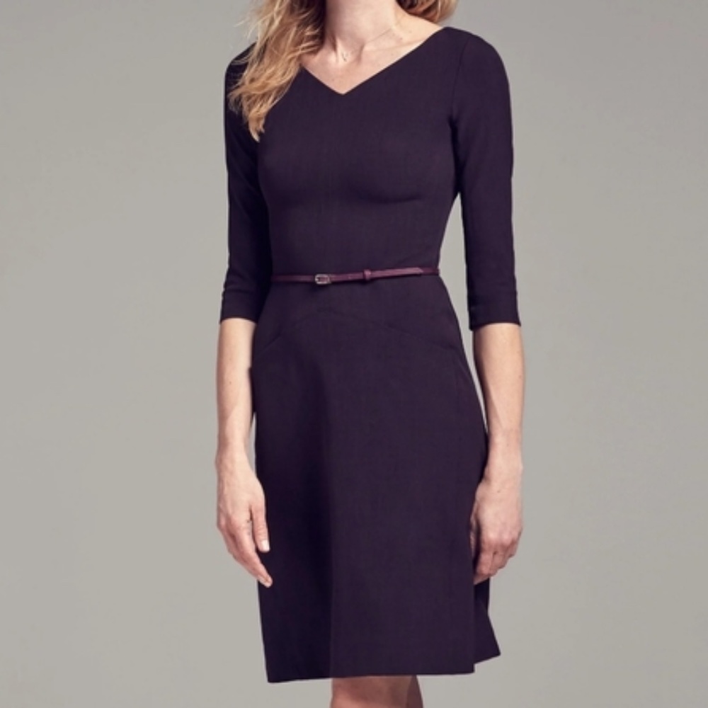 MM Lafleur Alexandra Dress Aubergine size 12